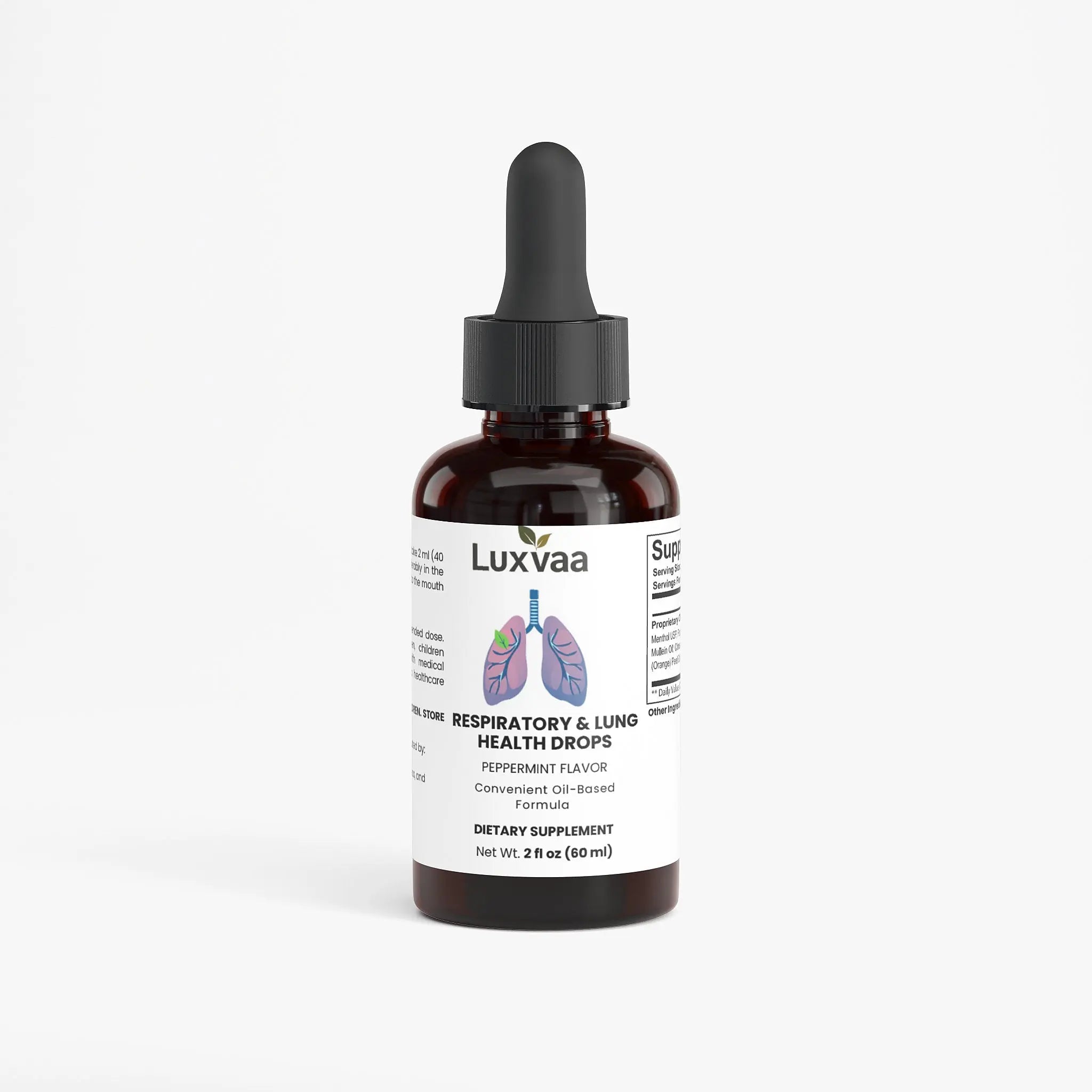 Respiratory & Lung Drops – Botanical Essential Oil Blend - LUXVAA