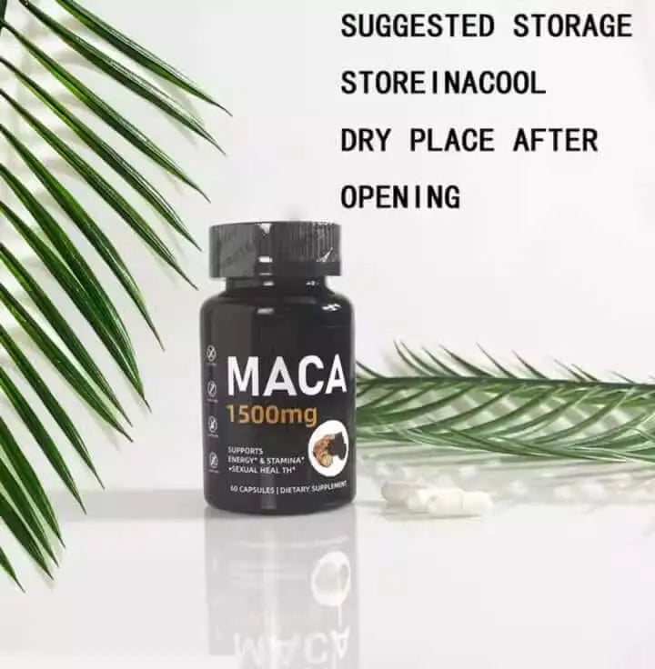 LUXVAA Maca Root Capsules – 1500mg - LUXVAA