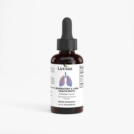 Respiratory & Lung Drops – Botanical Essential Oil Blend - LUXVAA