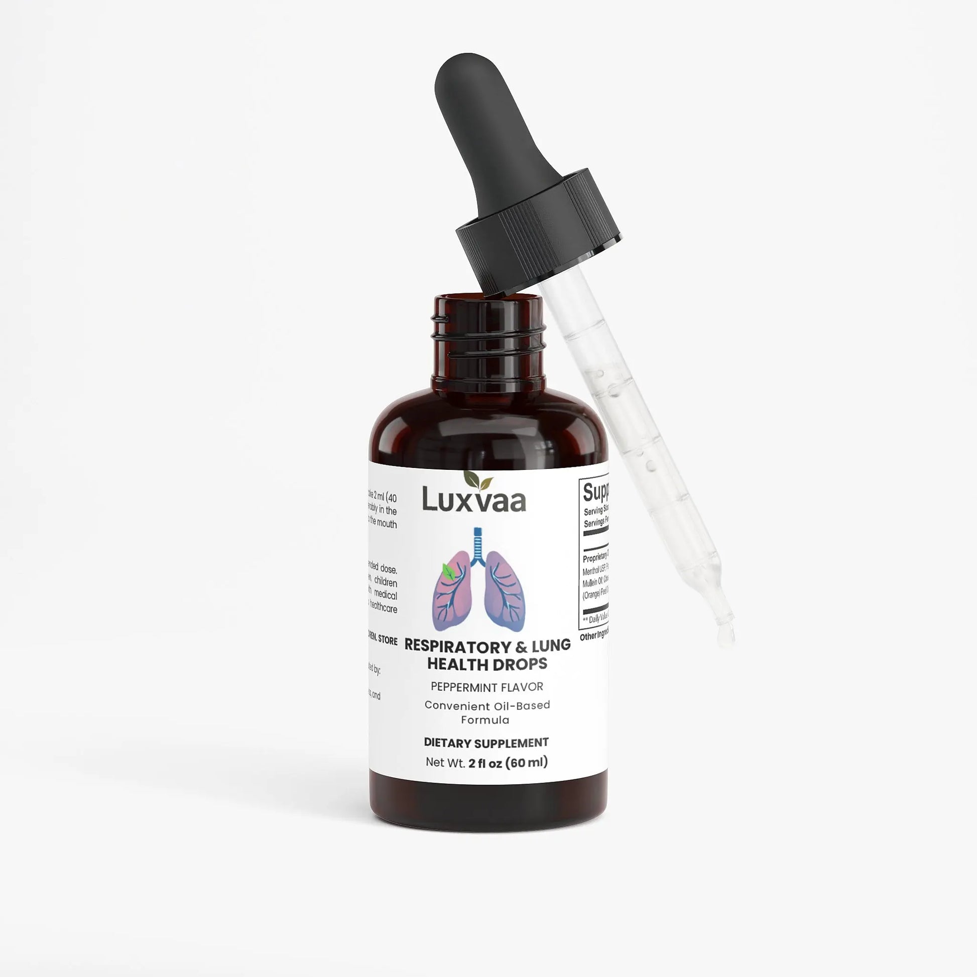 Respiratory & Lung Drops – Botanical Essential Oil Blend - LUXVAA