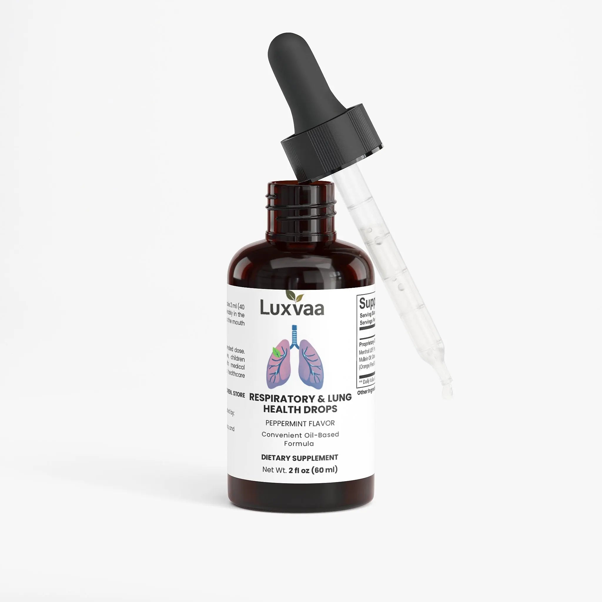 Respiratory & Lung Drops – Botanical Essential Oil Blend - LUXVAA