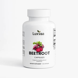 LUXVAA Organic Beetroot Capsules - LUXVAA