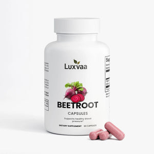 LUXVAA Organic Beetroot Capsules - LUXVAA
