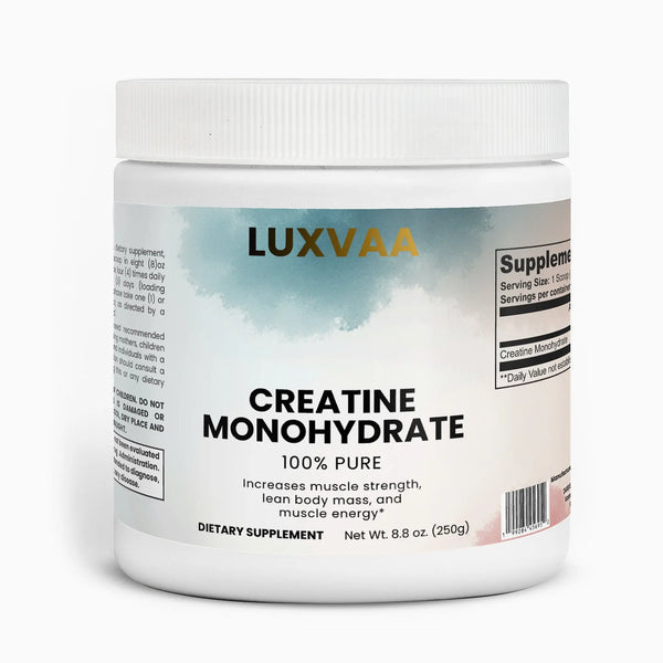 LUXVAA Creatine Monohydrate — 100% Pure - LUXVAA