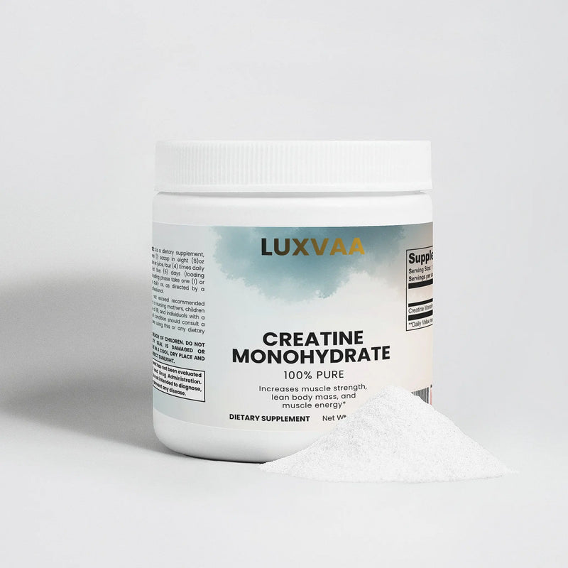 LUXVAA Creatine Monohydrate — 100% Pure - LUXVAA