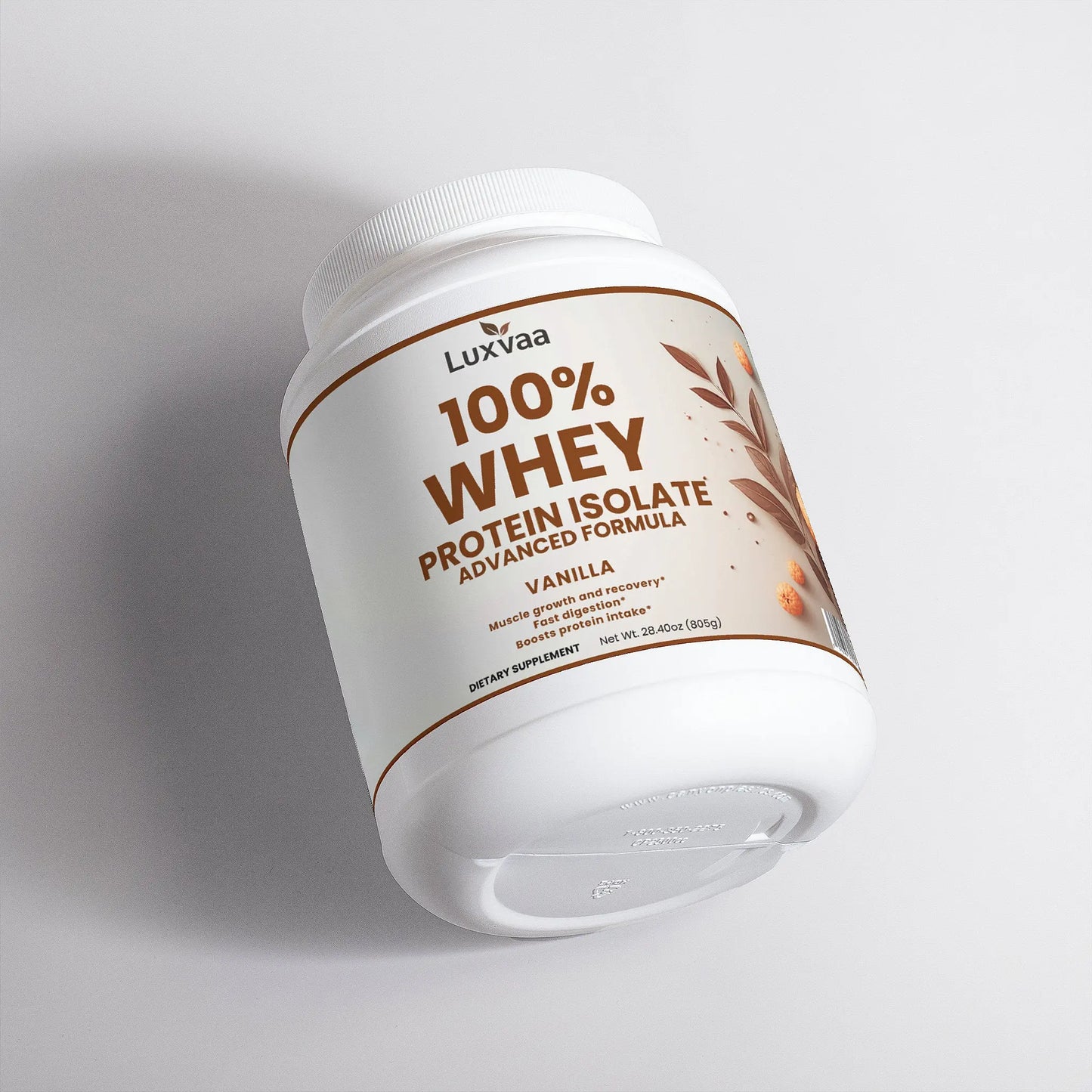 Advanced 100% Whey Protein Isolate – Vanilla Flavor LUXVAA