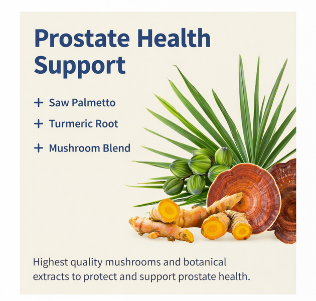 LUXVAA Prostate Health – 3 Bottle Bundle – Saw Palmetto & Herbal Blend – 90 Capsules Each