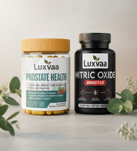 Luxvaa Men’s Health Bundle – Prostate Health & Nitric Oxide Booster (2 Pack, 90ct Each) - LUXVAA
