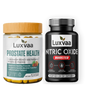 Luxvaa Men’s Health Bundle – Prostate Health & Nitric Oxide Booster (2 Pack, 90ct Each) - LUXVAA