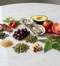 create a image with all ingredients of prostate health