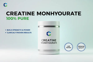Creatine Monohydrate — 100% Pure image with text for for conversion