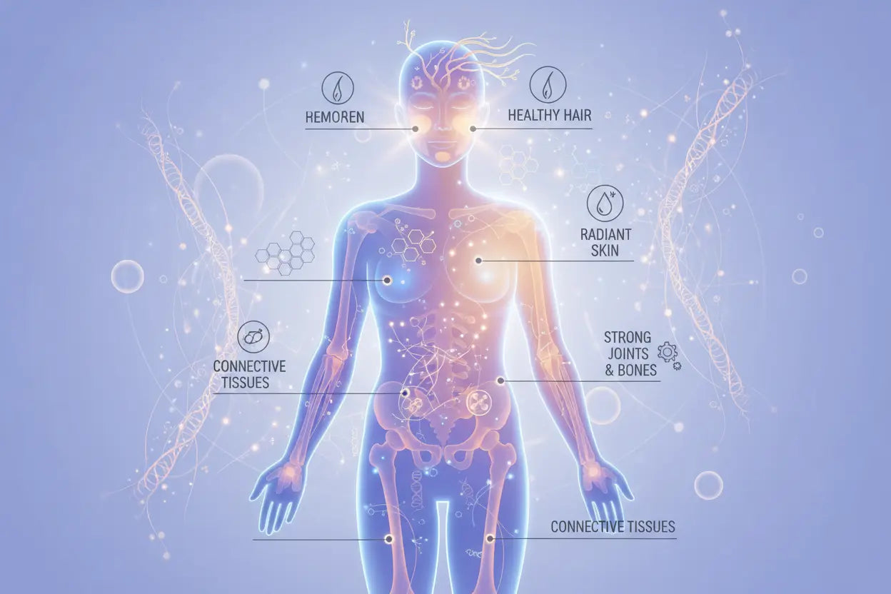 i need a image to explain how is important to use collagen don't need to put any. bottle on the description